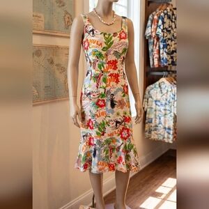 David Meister Floral Print Dress